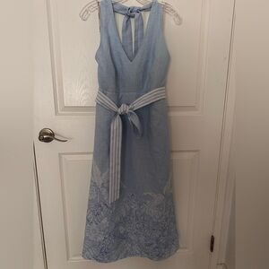 TOMMY BAHAMA TROPICAL HALTER DRESS